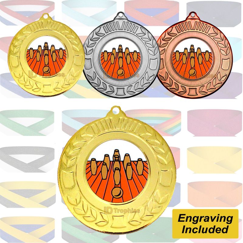Skittles Medal & Ribbon - Engraving Included