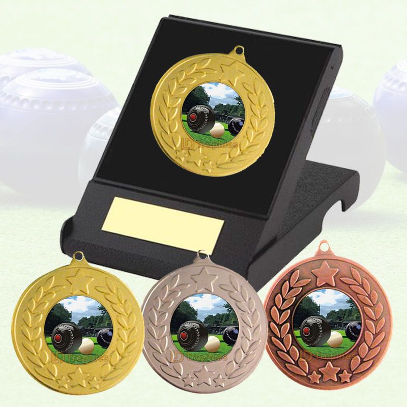 Bowls Medal in Presentation Box