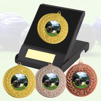 Bowls Medal in Presentation Box