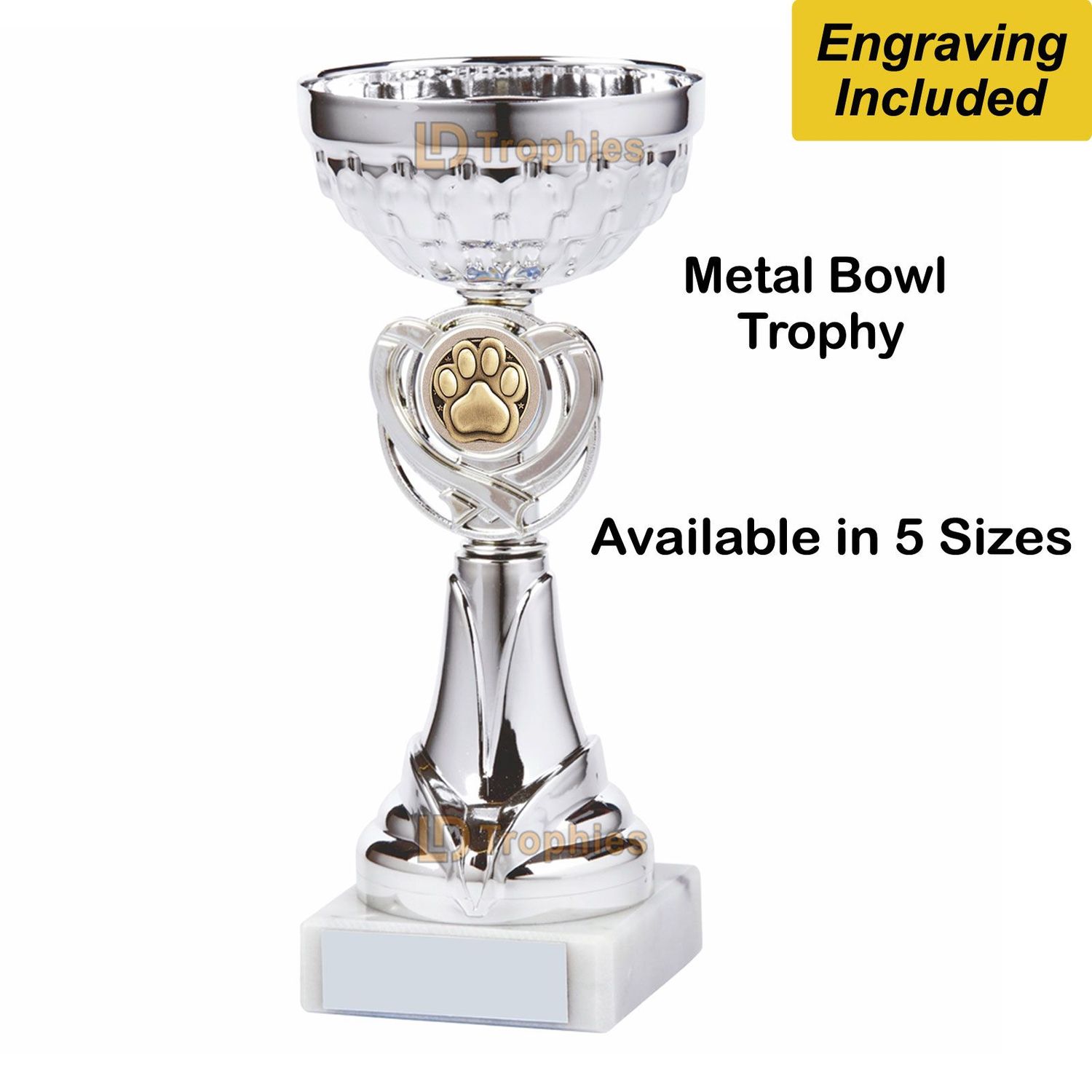 Dog-Canine Trophies / Cups- Silver