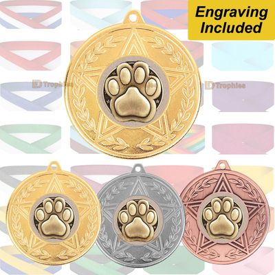 Dog Medal & Ribbon - Caesar Range