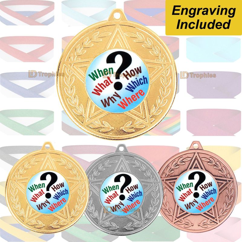 Quiz  Medal & Ribbon - Caesar Range