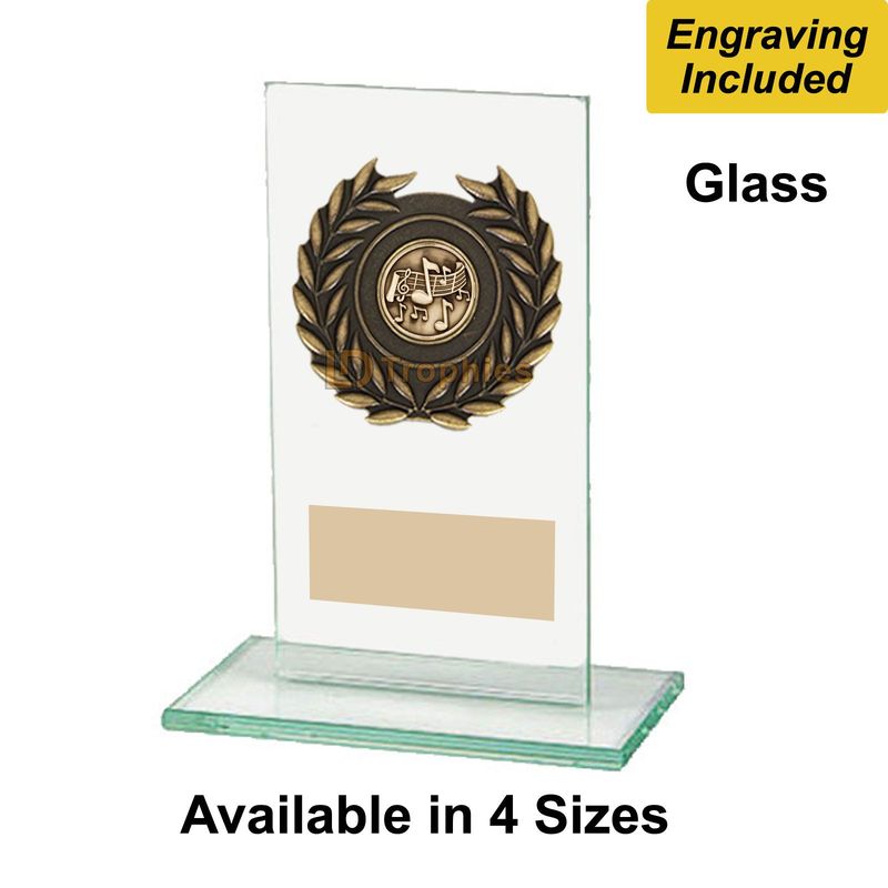 Glass Music Trophies - Warrior Range
