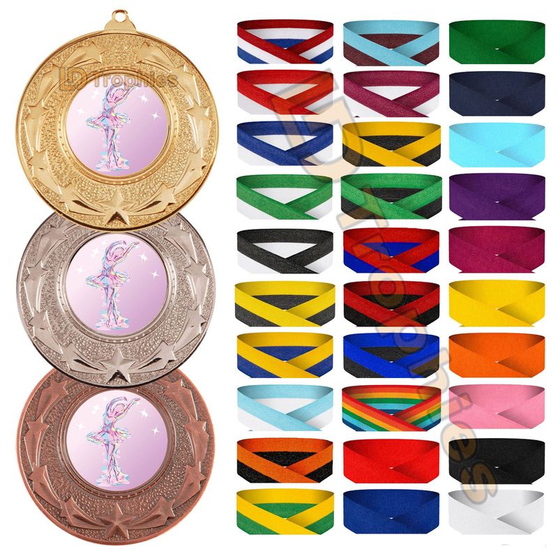 Ballet Medal & Ribbon Packs - Various Sizes