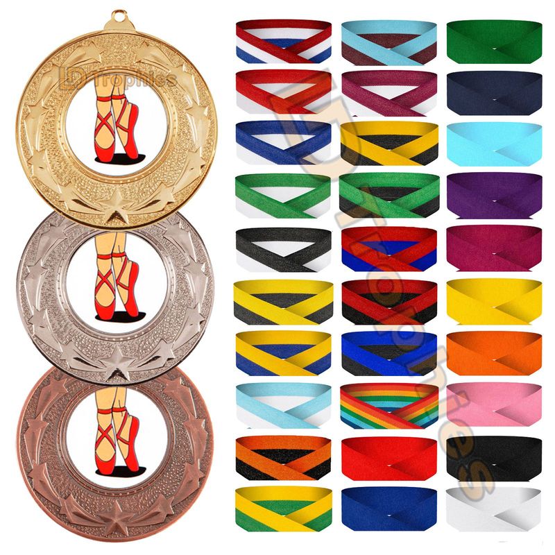 Ballet Medal & Ribbon Packs - Various Sizes