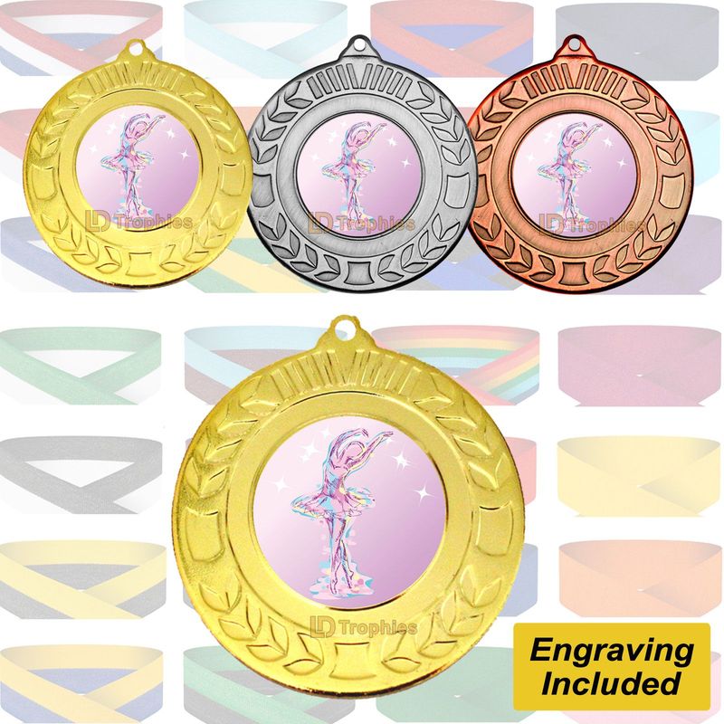 Ballet Medal & Ribbon - Engraving Included