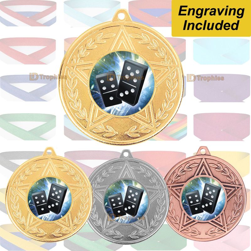 Dominoes Medal & Ribbon - Caesar Range
