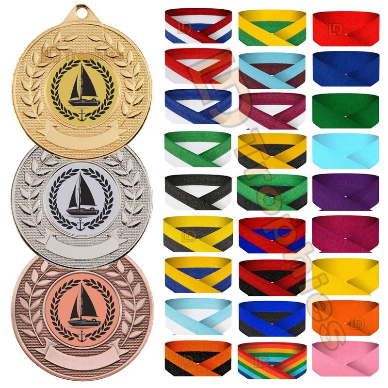 Sailing Medal & Ribbon Packs - Various Sizes