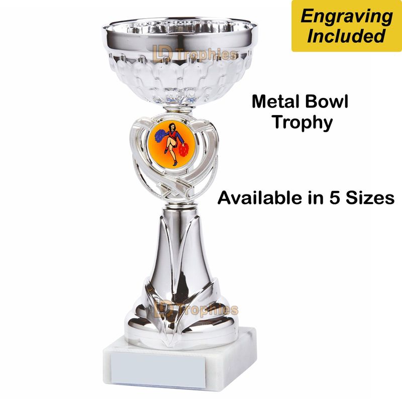 Cheerleading Trophies / Cups - Silver