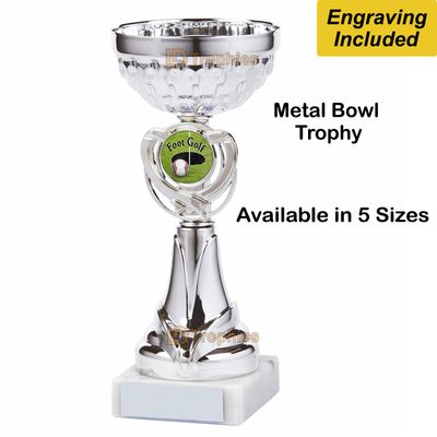 Footgolf Trophies / Cups - Silver