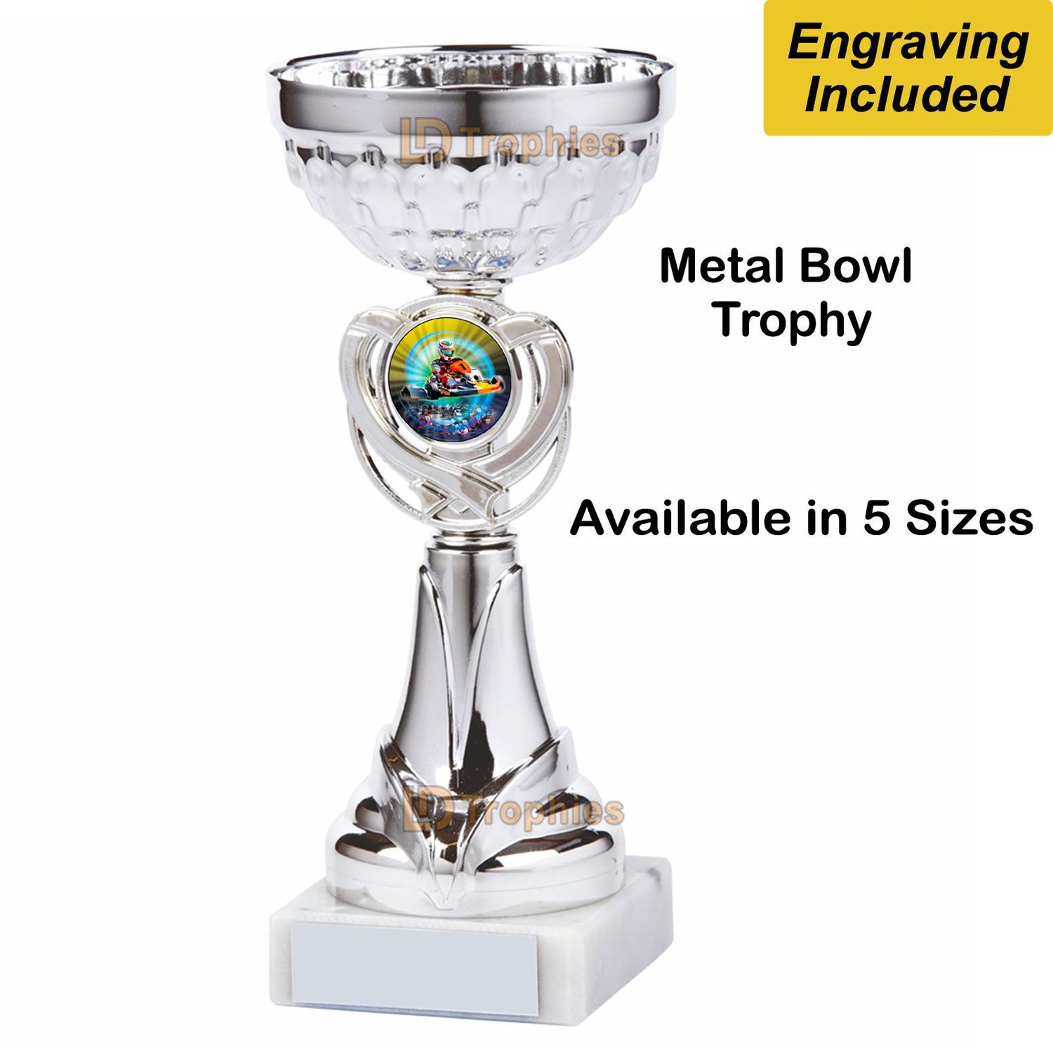 Go-Karting Trophies / Cups - Silver