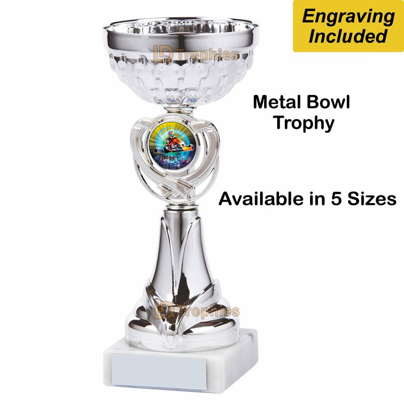 Go-Karting Trophies / Cups - Silver