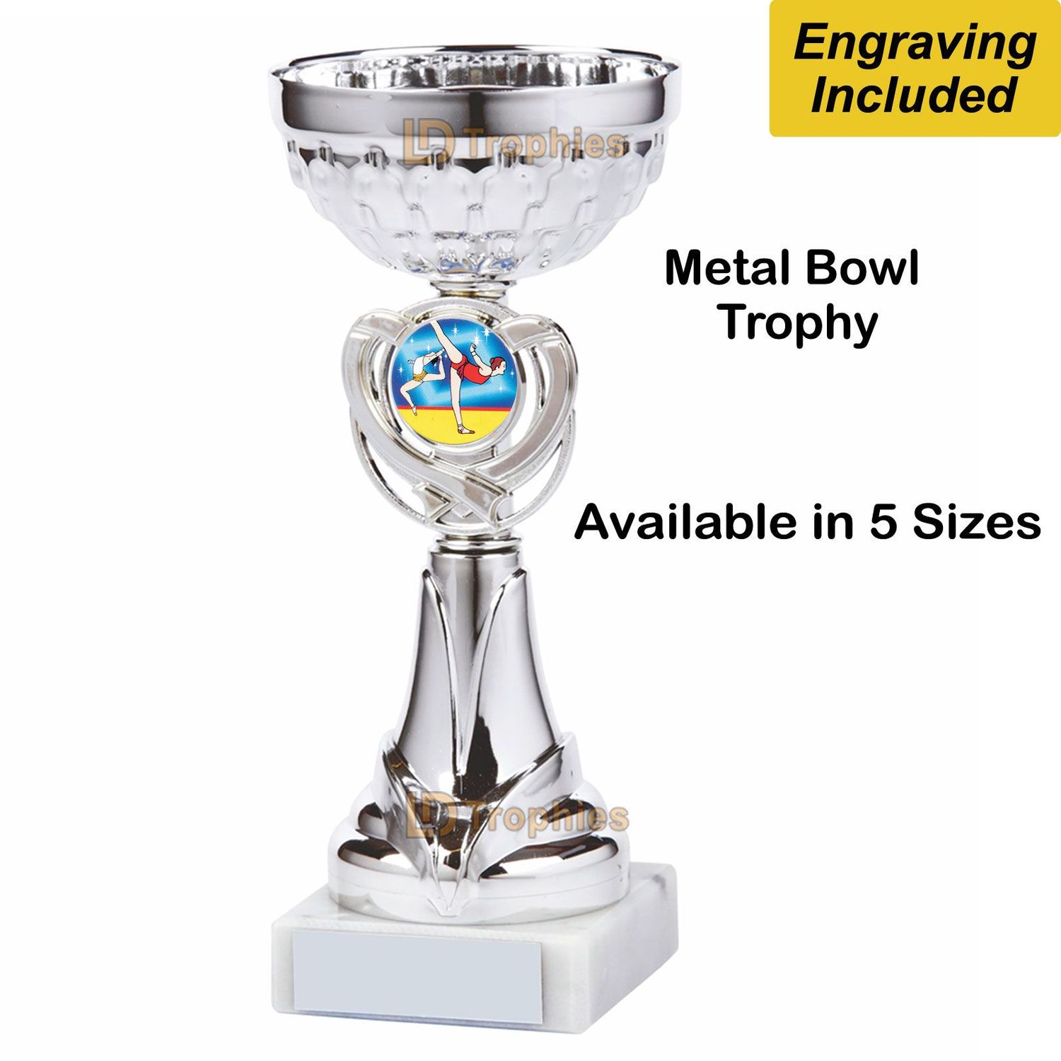 Gymnastics Trophies / Cups - Silver