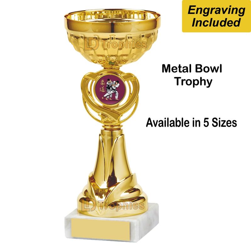 Judo Trophies / Cups - Gold Award