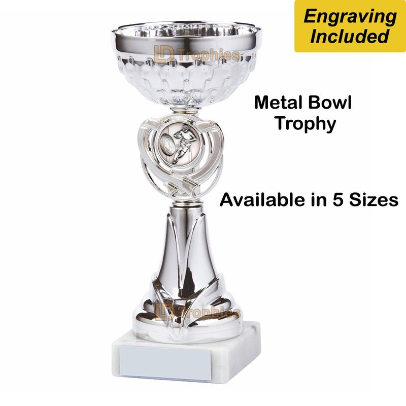 Rugby Trophies / Cups - Silver