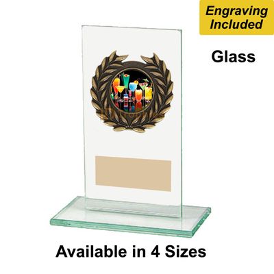 Glass Drinking Games Trophies - Party Trophy