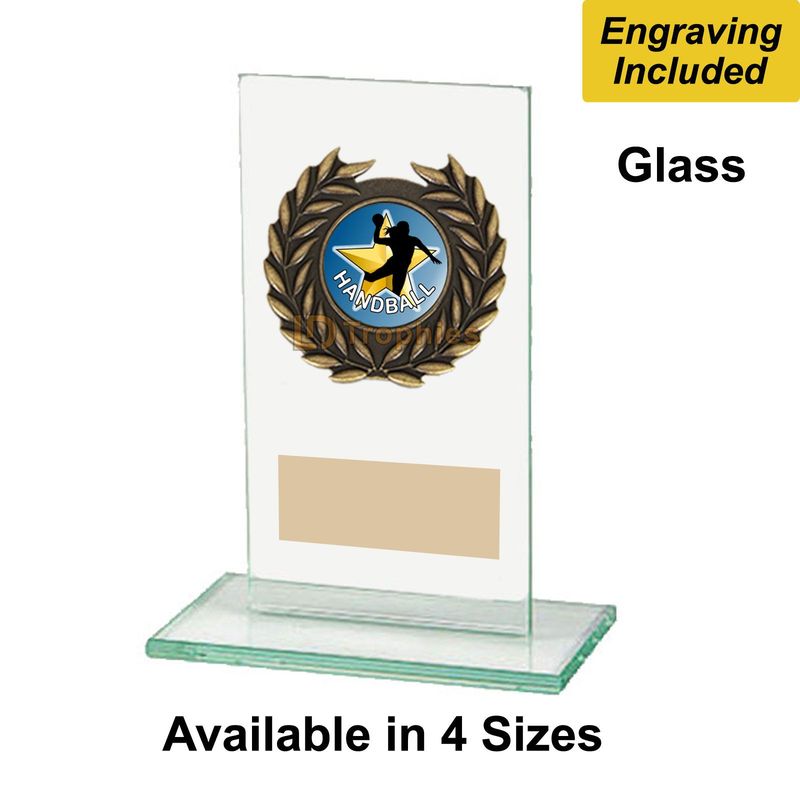 Glass Handball (Female) Trophies - Warrior Range