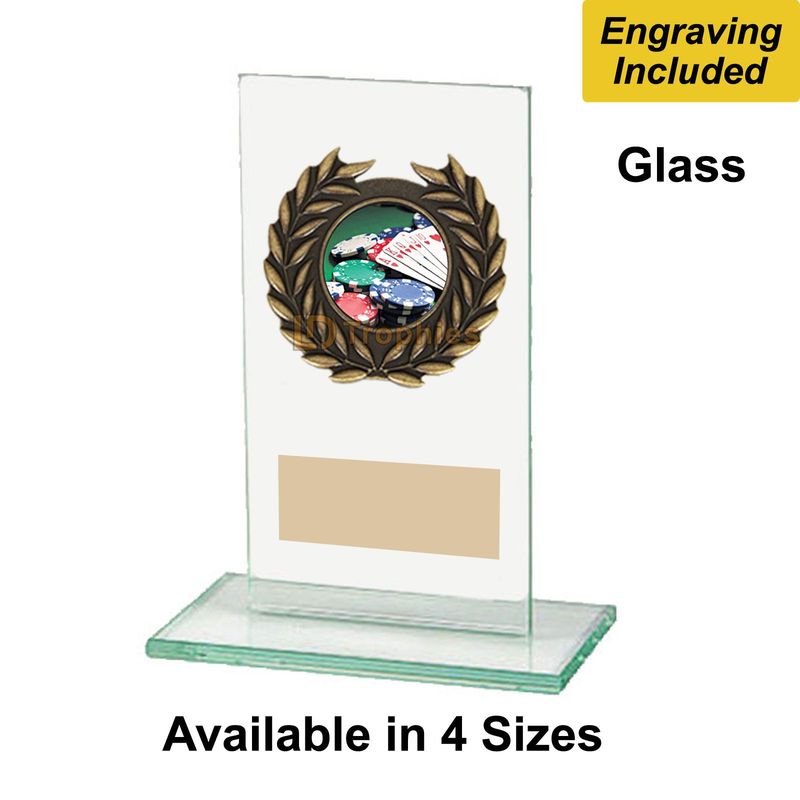 Glass Poker Trophies - Warrior Range