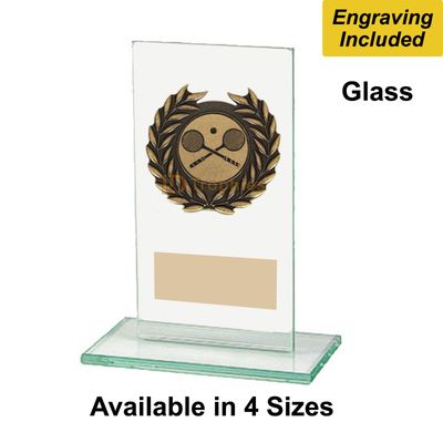 Glass Squash Trophies - Warrior Range