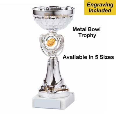 Best Pancake Trophies / Cups - Silver