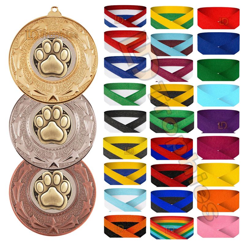 Dog / Canine Medal & Ribbon Packs