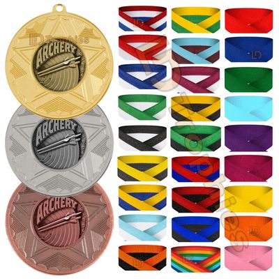 Archery Medals & Ribbons Pack - Various Sizes