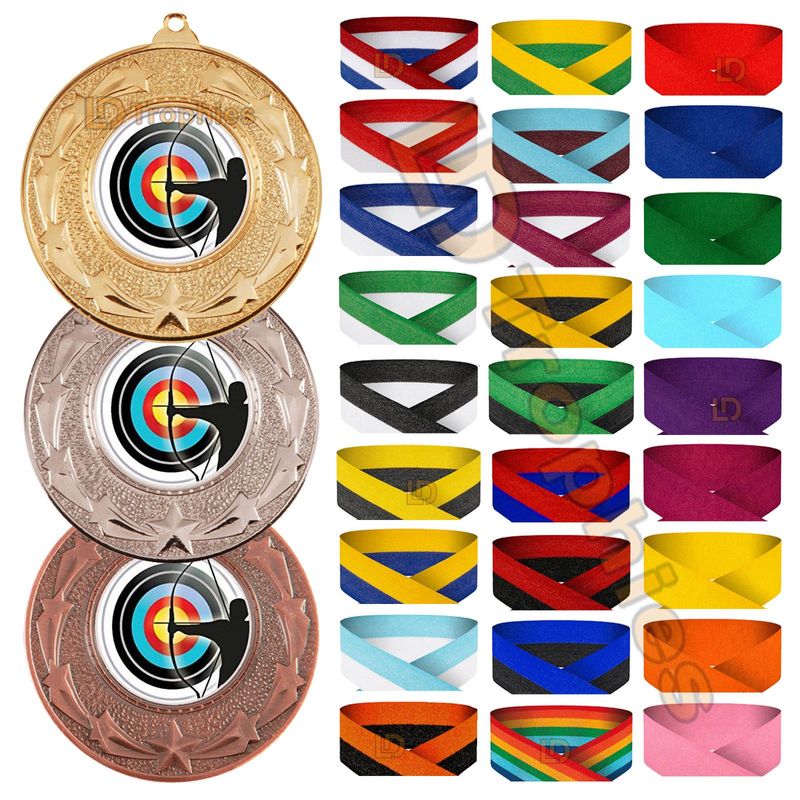 Archery Medals & Ribbons Pack - Various Sizes