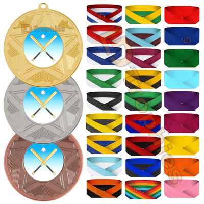 Baseball Medal & Ribbon Packs - Various Sizes