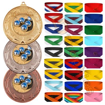 Petanque Medal & Ribbon Packs - Various Sizes