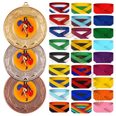 Cheerleading Medal & Ribbon Packs - Various Sizes