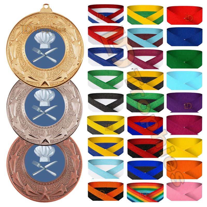 Cooking Medal & Ribbon Packs - Various Sizes