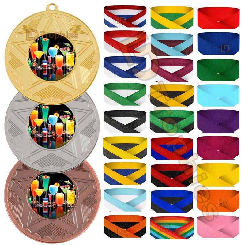 Drinking Games Medal & Ribbon Packs - Various Sizes