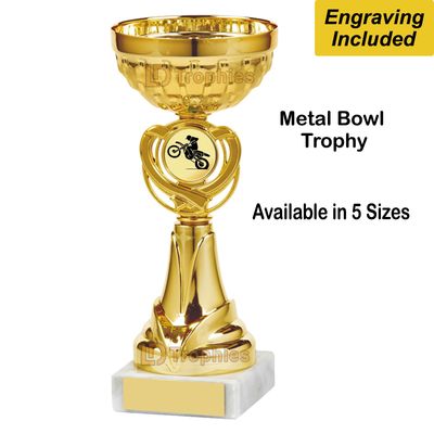 Motocross Trophies / Cups - Gold