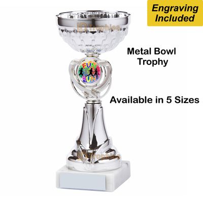 Fun Run Trophies / Cups - Silver