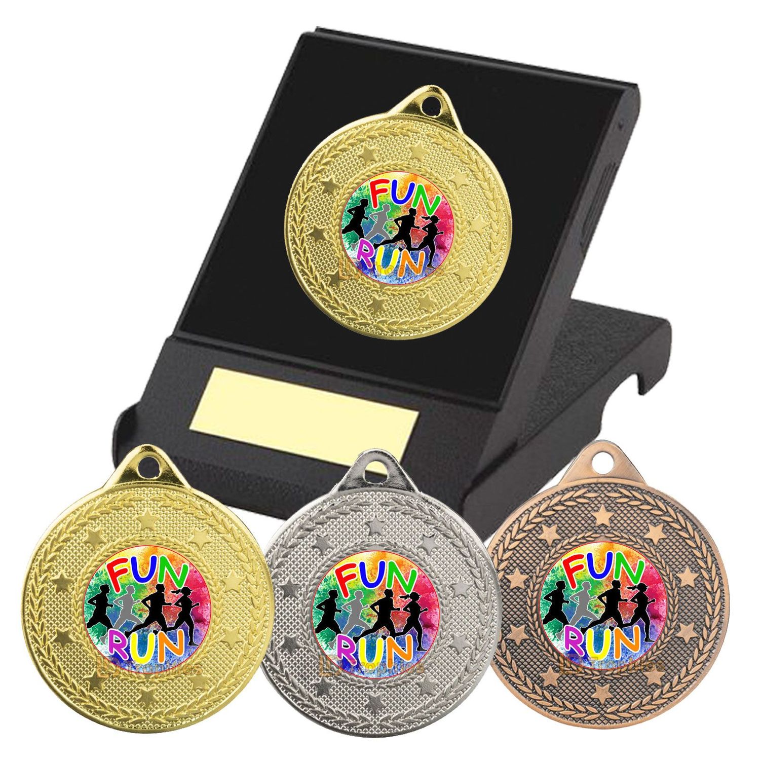 Fun Run Medal in Presentation Box