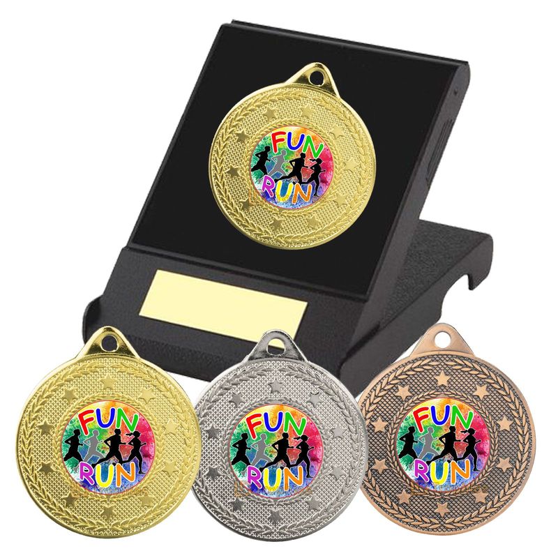 Fun Run Medal in Presentation Box
