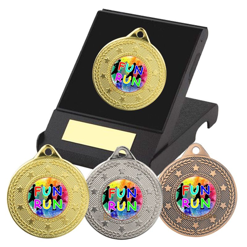 Fun Run Medal in Presentation Box