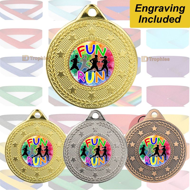 Fun Run Medal & Ribbon - M17 Range