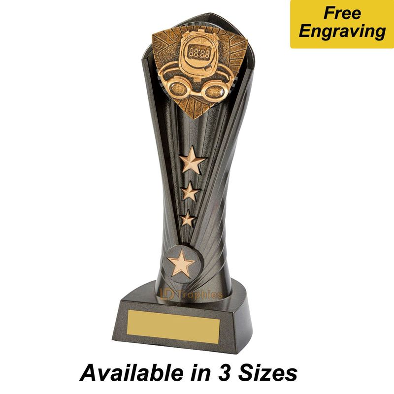 Cobra Swimming Trophies - Free Engraving