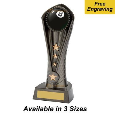 Cobra Pool Ball Trophies - Free Engraving