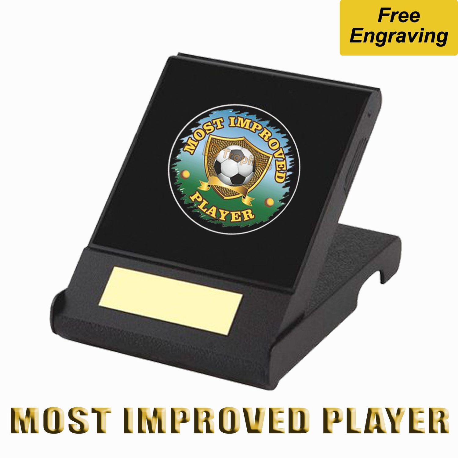 Most Improved Player Football Award in Presentation Box