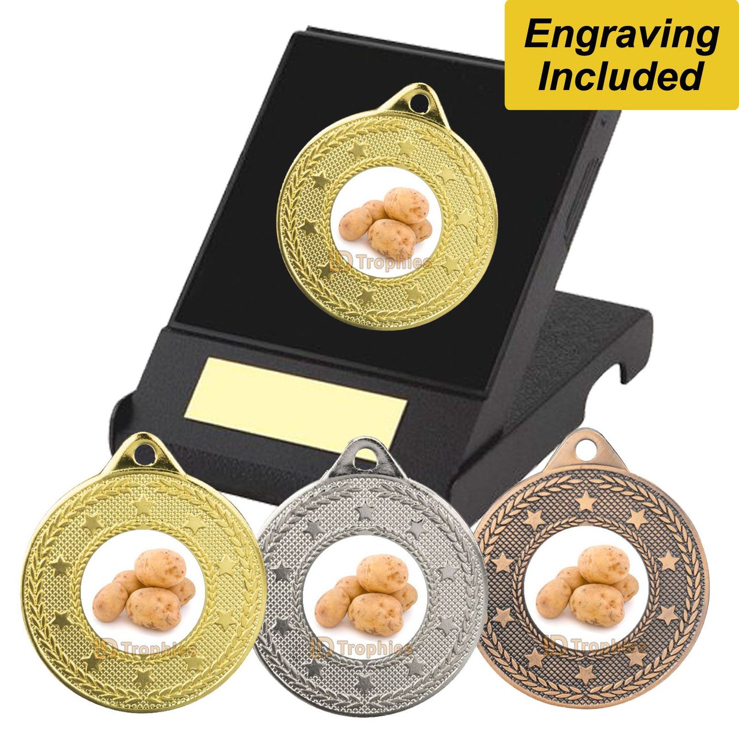 Potato Medal in Presentation Box