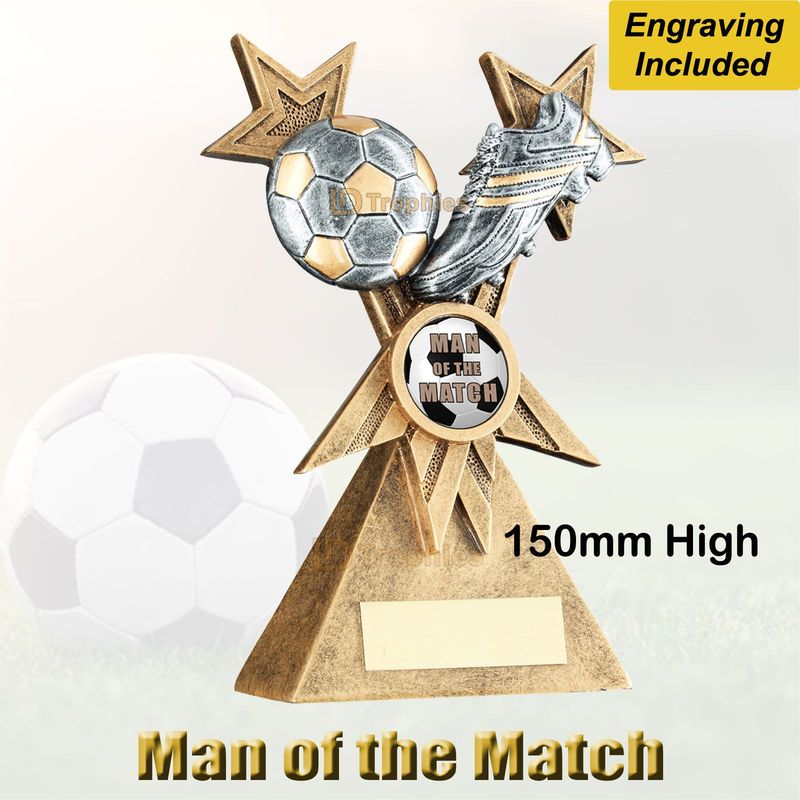 Man of the Match Football Trophy - RF141B - Last One