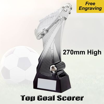 Top Goal Scorer Football Trophy - 270mm High Top Goal Scorer Football Trophy - 270mm High