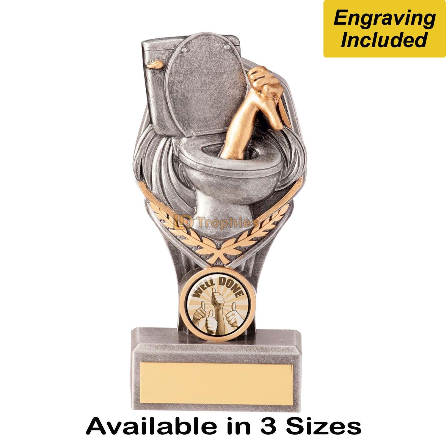 Toilet Trophies - "Thumbs Down" - Falcon