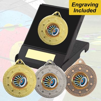 Archery Medal in Presentation Box -2 Archery Medal in Presentation Box -2