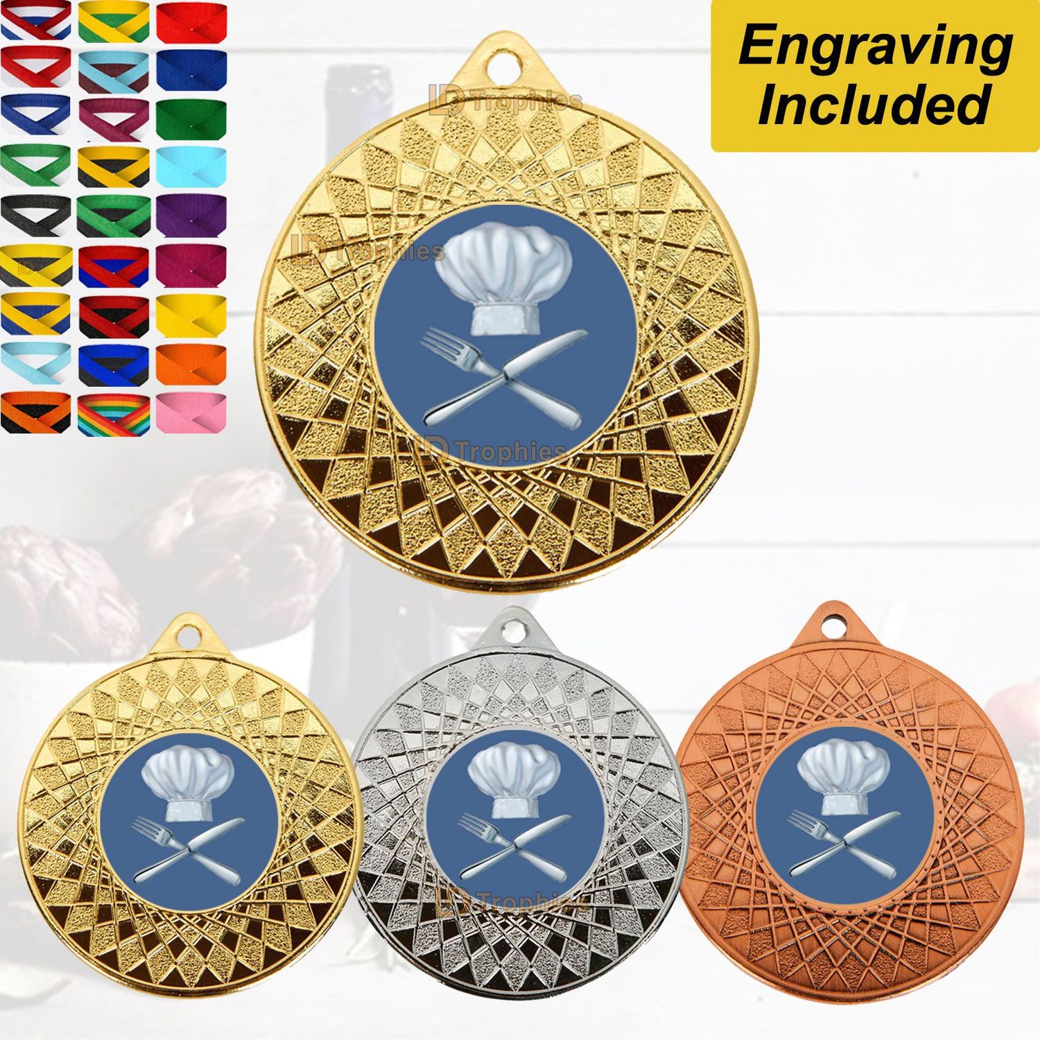 Cooking / Bake Off Medal & Ribbon