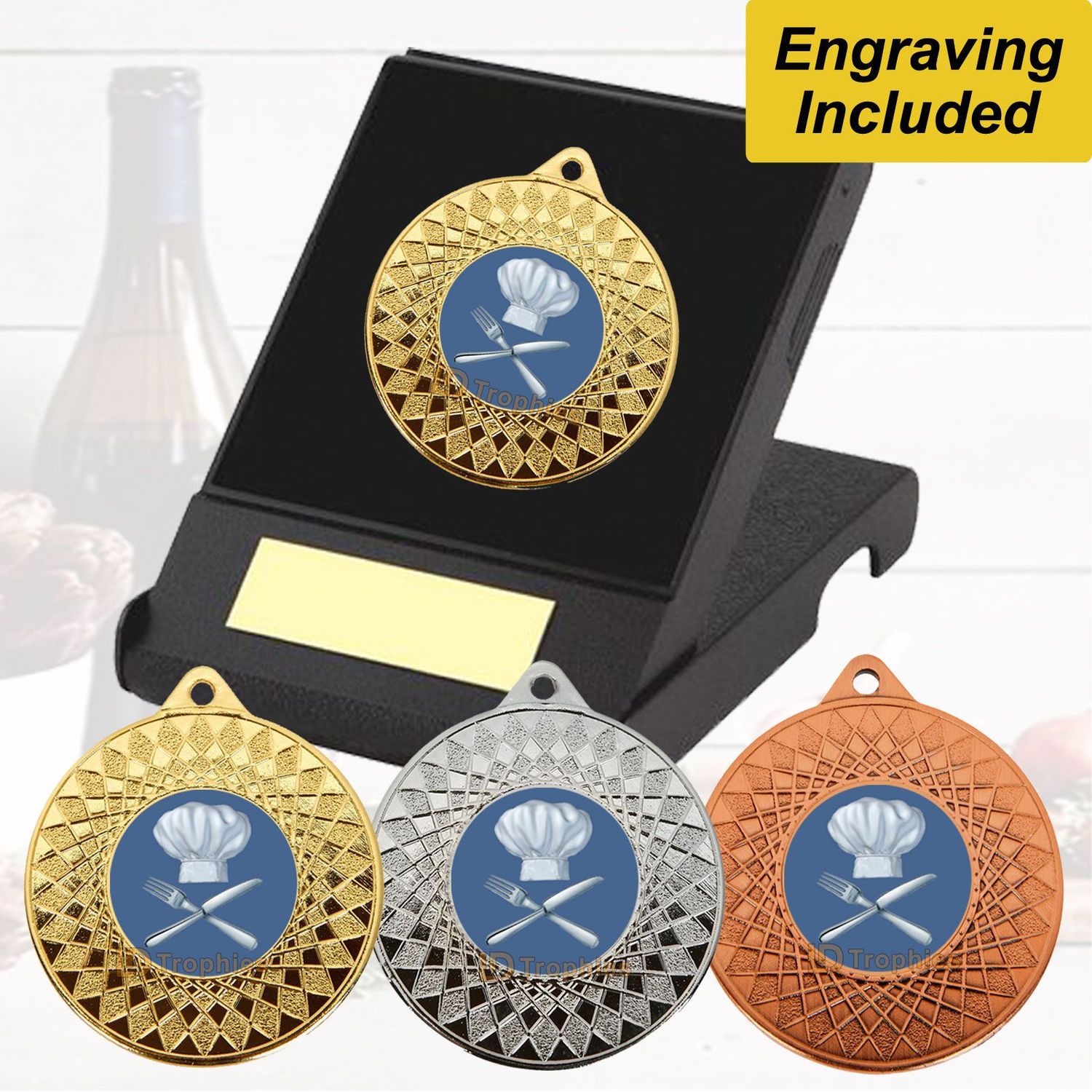 Cooking / Bake Off Medal in Presentation Box