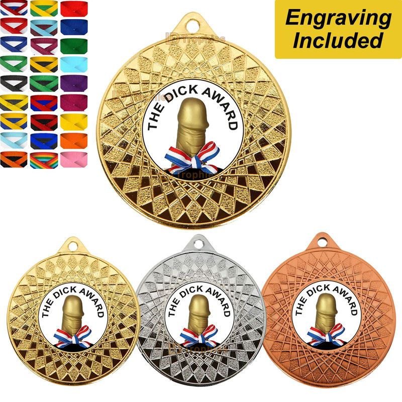 The Dick Award Medal & Ribbon Humorous