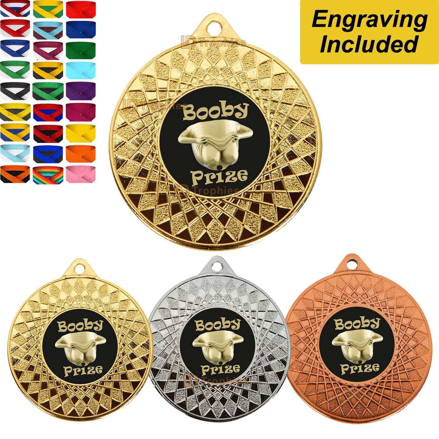 Booby Prize Medal & Ribbon Humorous